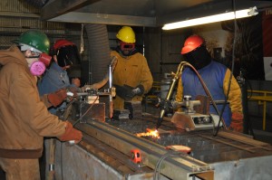 The welding program at Seattle's Harbor Island Training Center is a joint venture between Vigor Industrial and South Seattle Community College.