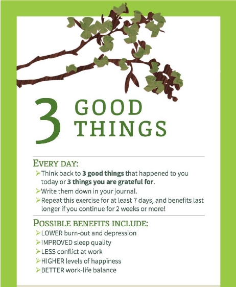 three good things