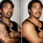 Photographer Steven Burton helps ex-gang members see effects of tattoo removal and publishes book, Skin Deep