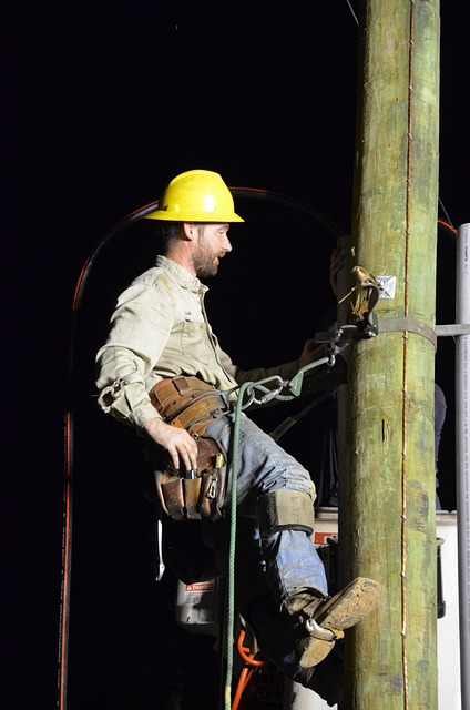 electrical power line installer